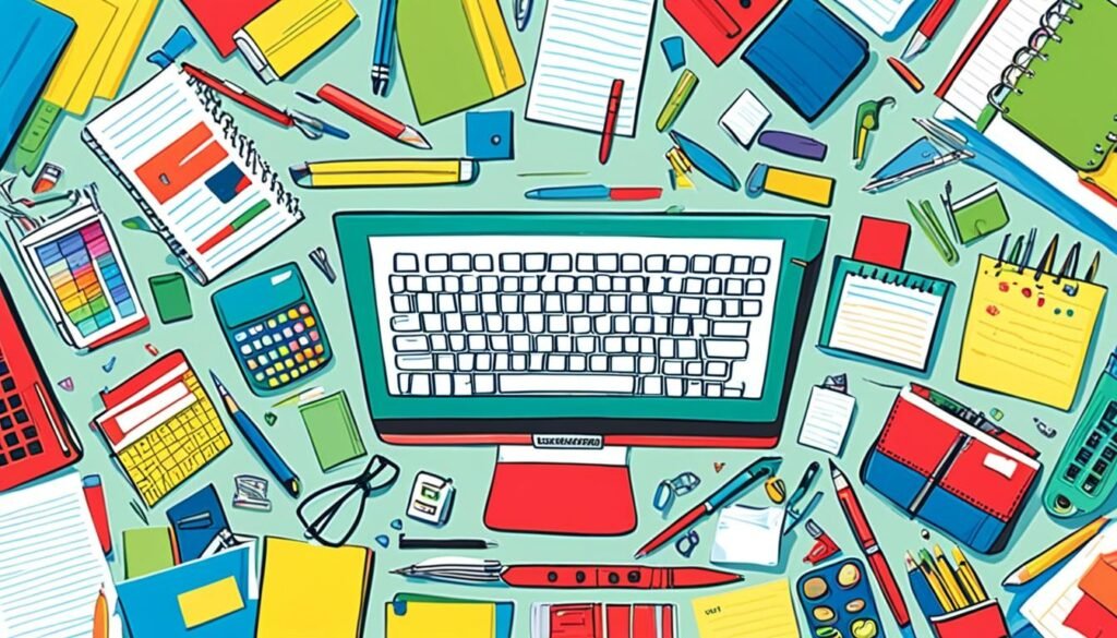 挪威语文具和办公用品