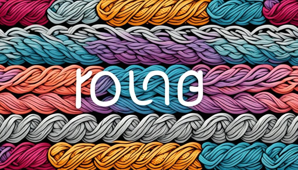 挪威语针织和钩针术语