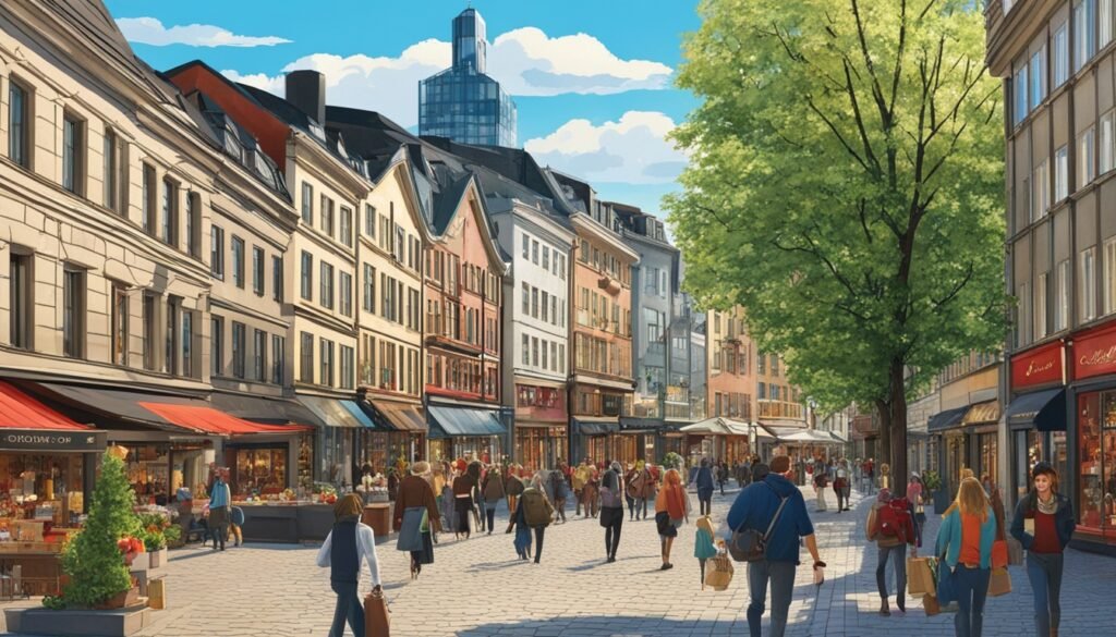 探索奥斯陆的购物街：从Karl Johan到Grünerløkka