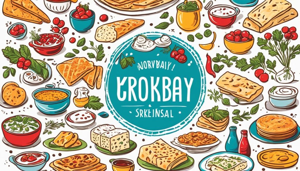 描述国际美食的挪威语词汇