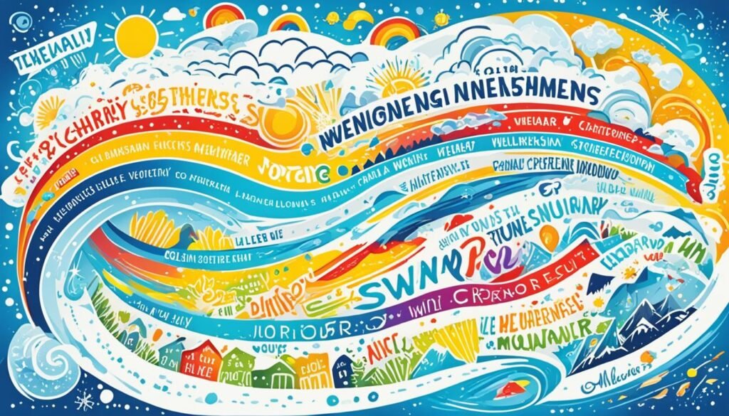 描述天气模式的挪威语词汇