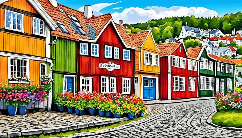 斯塔万格的彩色木屋：历史漫步