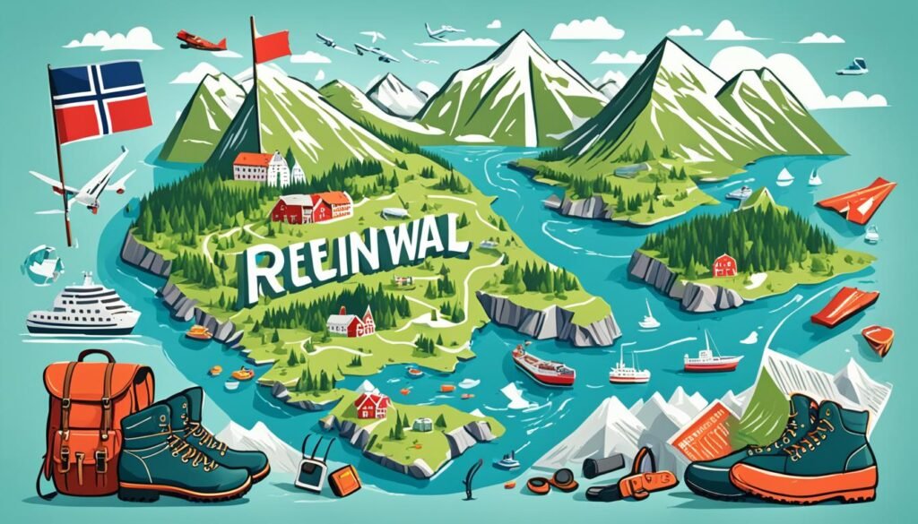 旅行与假期策划的挪威语词汇