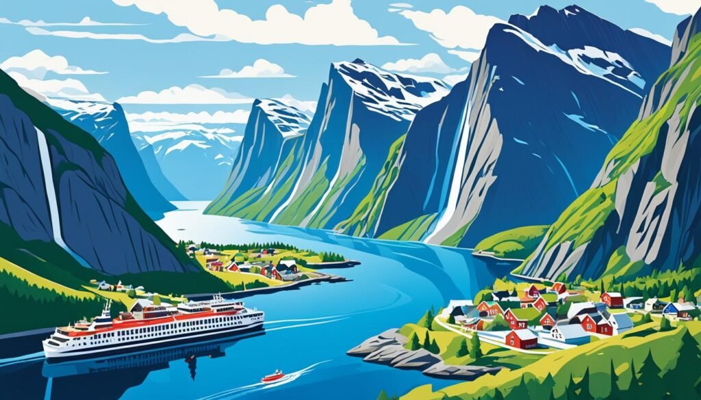 松恩峡湾：挪威最长最深的峡湾