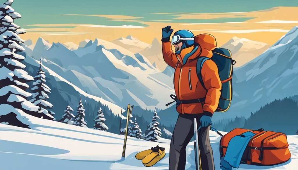 滑雪准备 滑雪准备