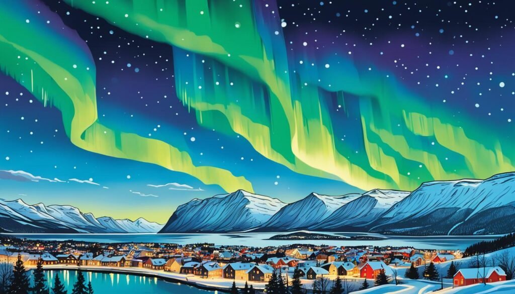 特罗姆瑟的北极光：大自然最伟大的光影秀