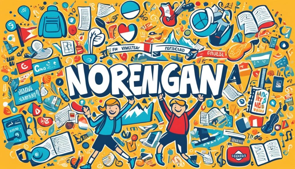 谈论你最喜欢的活动的挪威语词汇