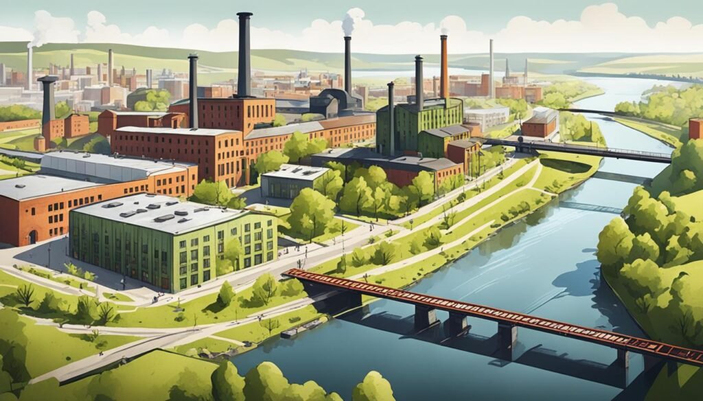 阿克塞尔瓦河：工业遗产和绿色空间