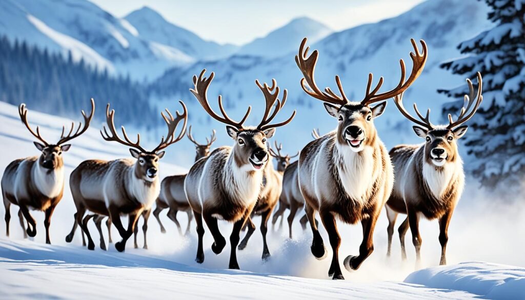 驯鹿的迁徙行为