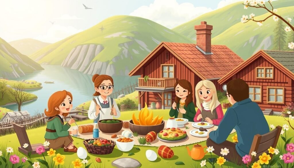 挪威家庭聚会及节日互动习俗