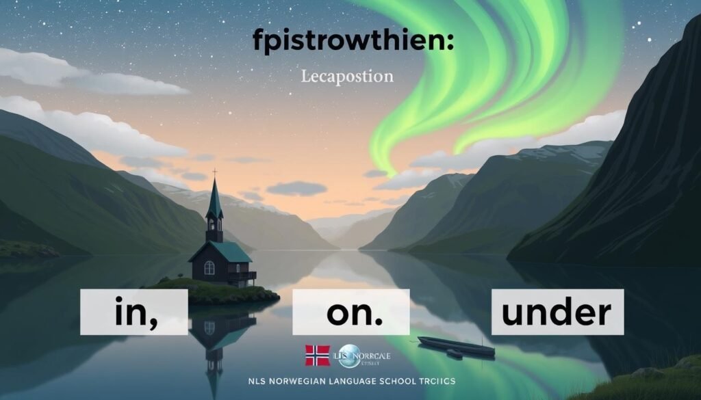 挪威语地点介词：如何说'在'、'上'、'下'