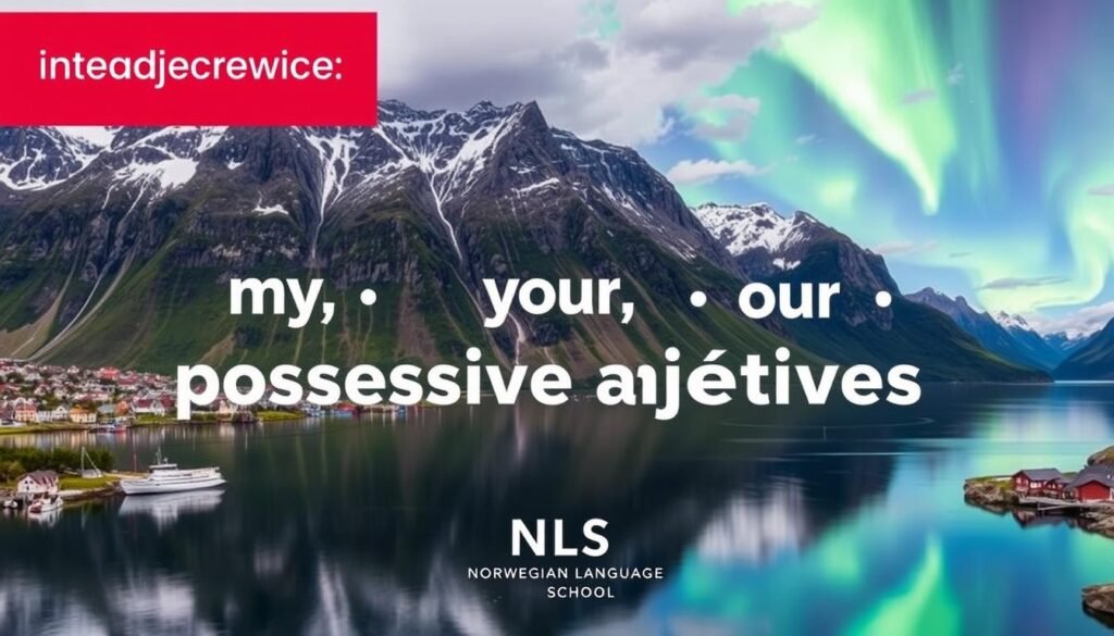 挪威语物主形容词：正确使用我的、你的、我们的