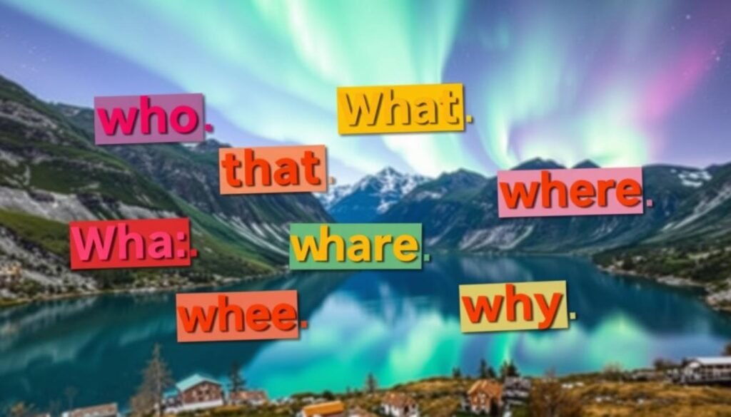 挪威语疑问词：谁、什么、哪里、何时、为什么