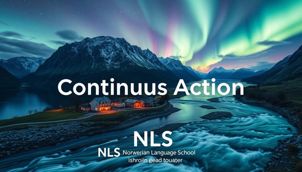 掌握挪威语体：如何表达动作的持续