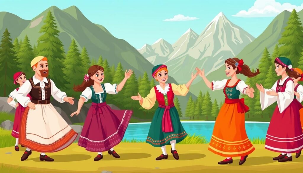 穿越历史的舞蹈：传统挪威民间舞蹈