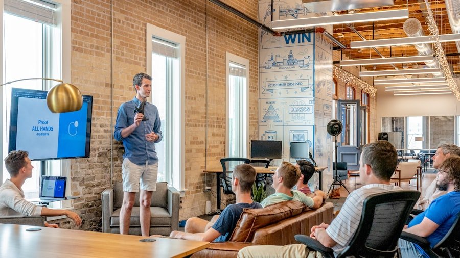 Photo Workplace meeting