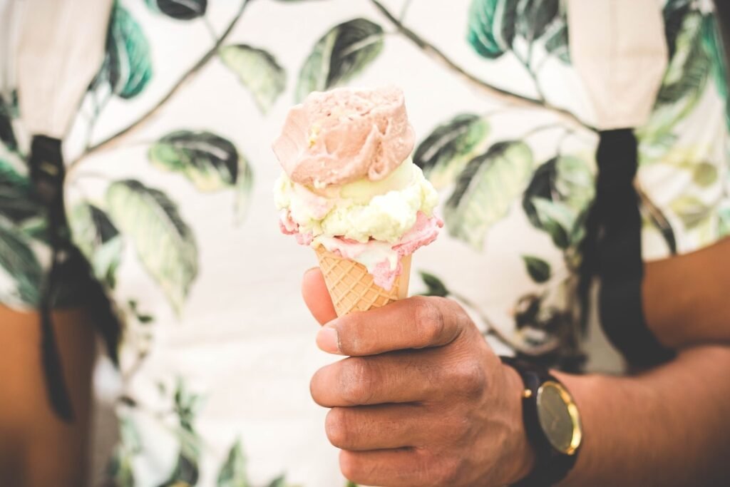 Photo Ice cream cone