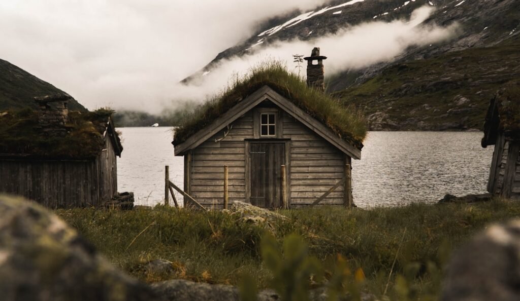 Photo Wooden cabin
