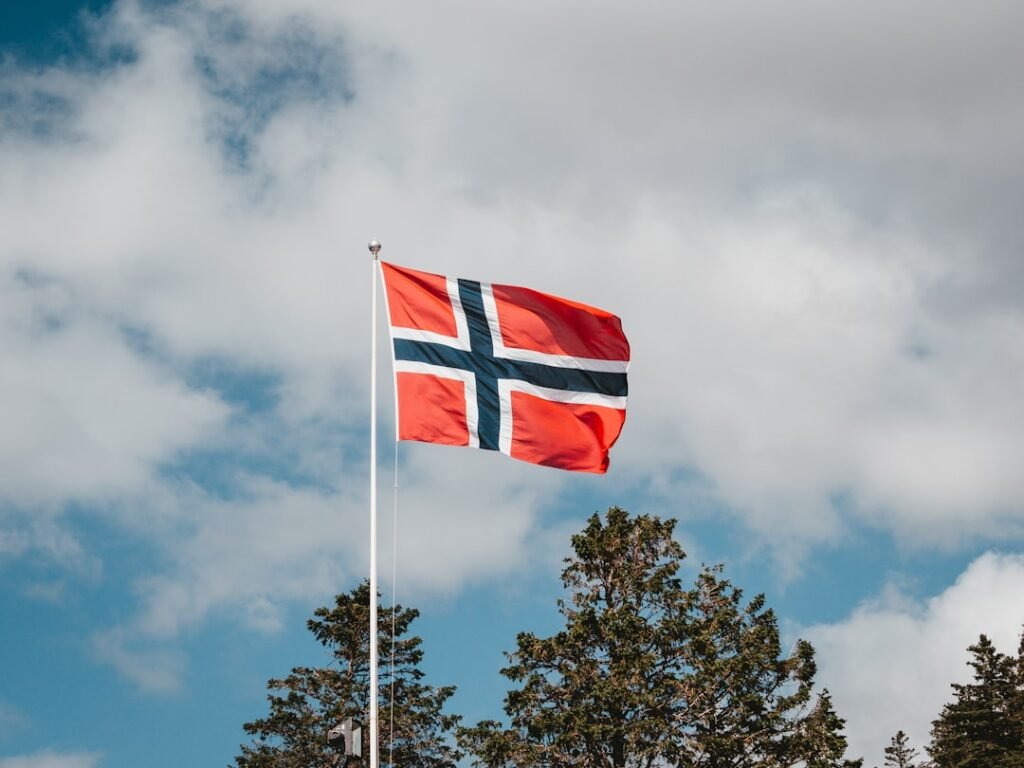 Photo Norwegian flag