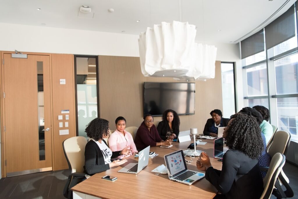 Photo Workplace conversation